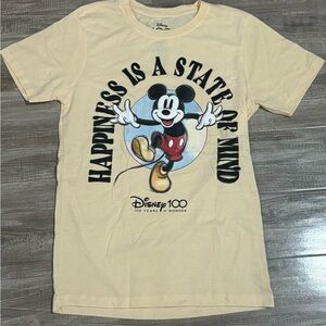 ! NEW ! Women’s Classic Disney 100 Mickey Mouse Beige cream Shirt